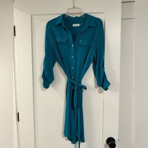 Calvin Klein Belted Dress, Size 10